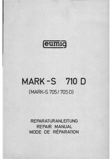 Eumig S 710 manual. Camera Instructions.